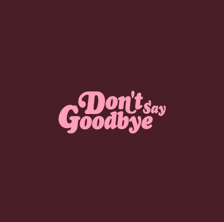 ‘DON’T SAY GOODBYE’